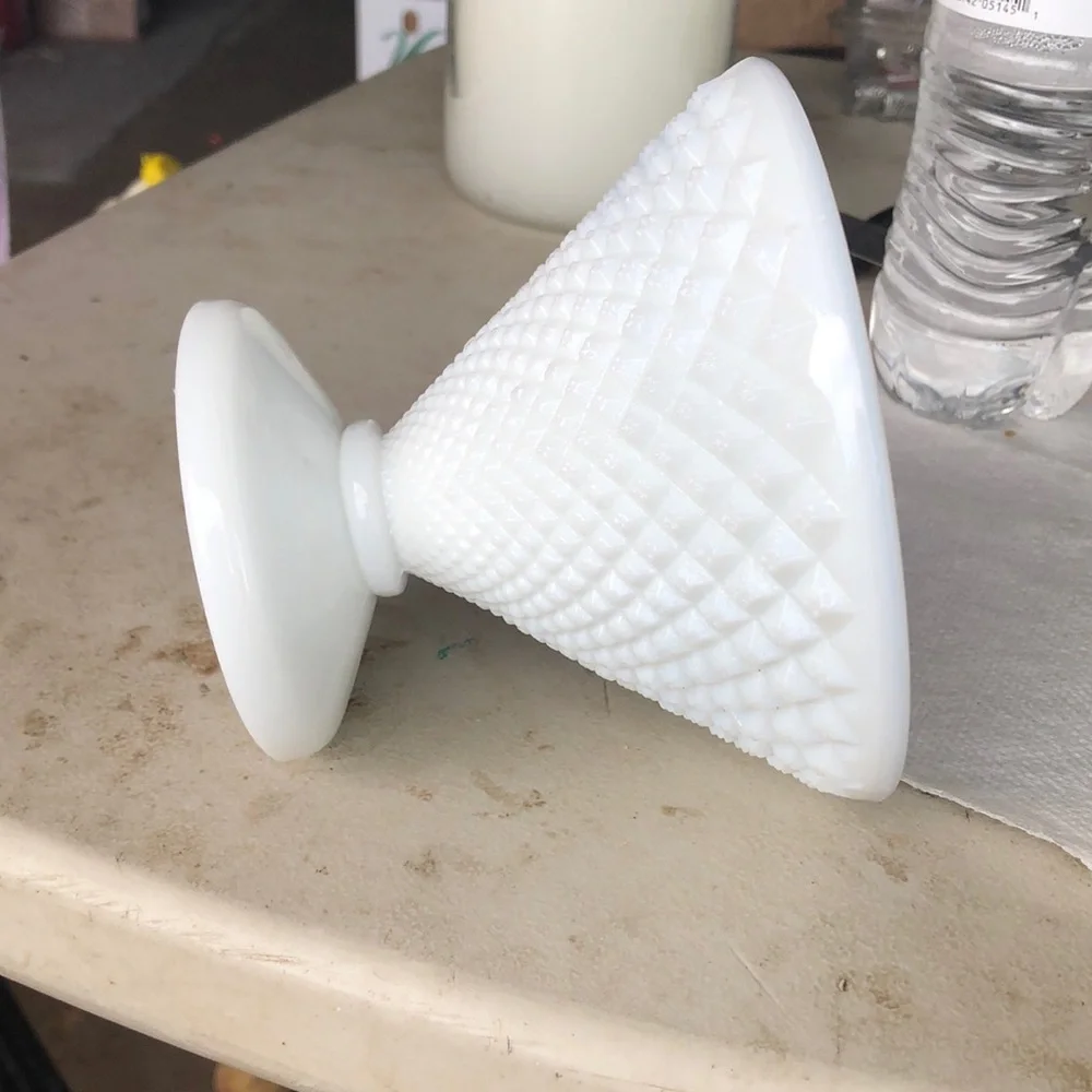 Milk Glass vintage dish